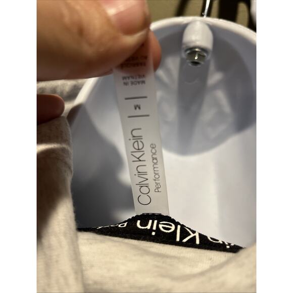 Calvin Klein Performance Women's Gray Cowl Neck LS Camo Sweatshirt Size M NWT - Picture 9 of 9